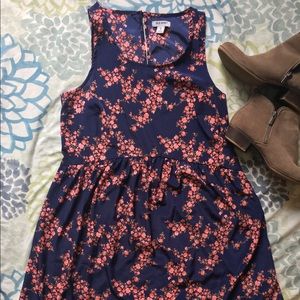 Old Navy Blue Floral Dress